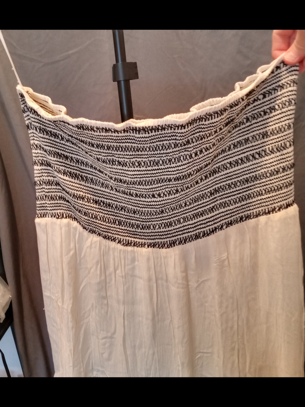 Merona Stretch Striped Top Maxi Dress Women's Size XL